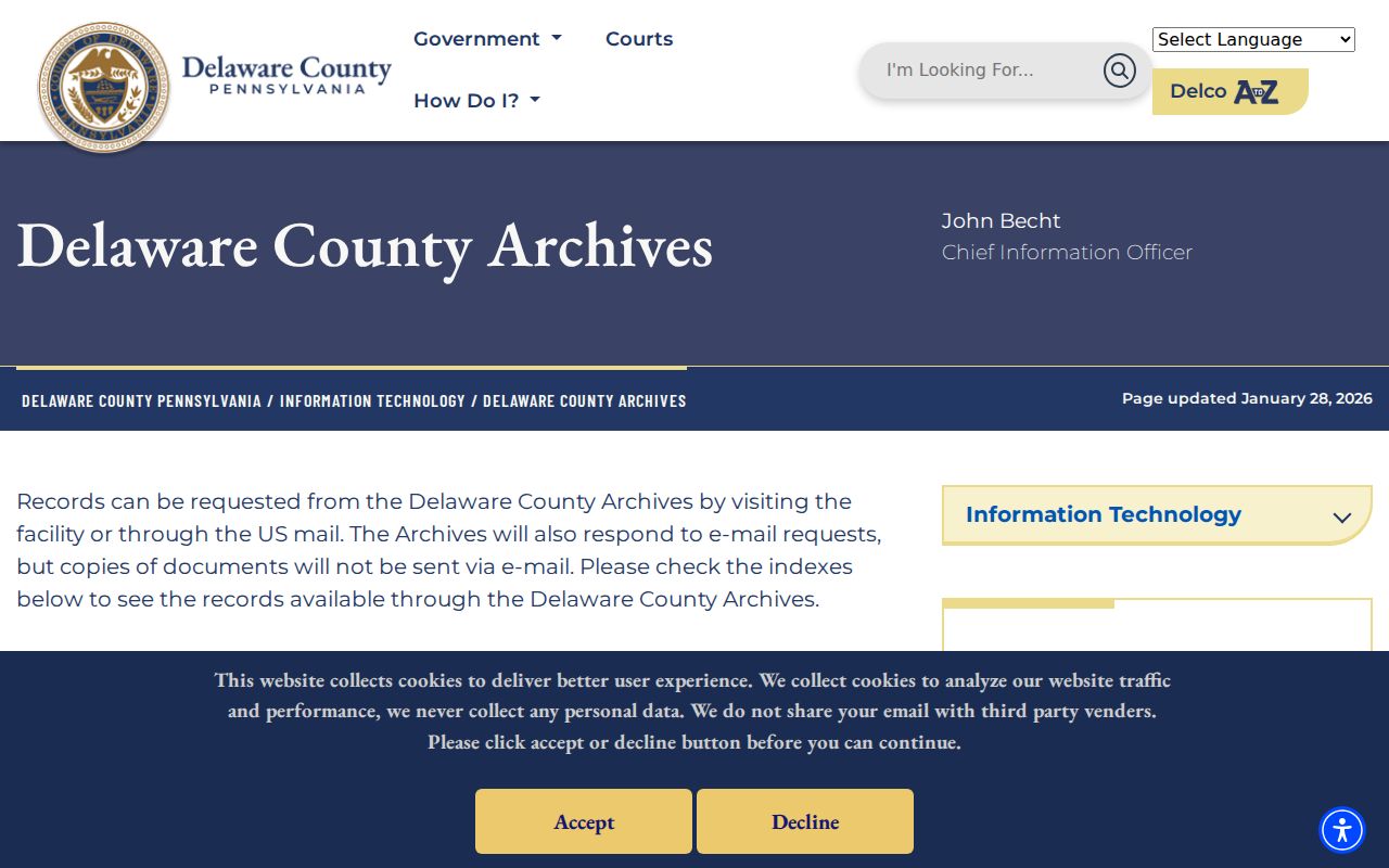 Ridley Township residents directory Delaware County Archives resource