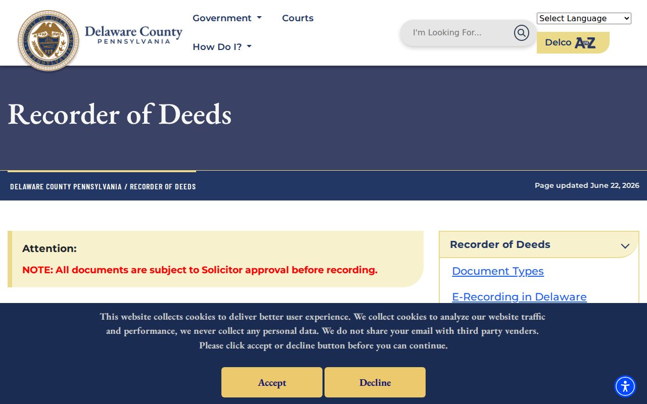 Ridley Township previous residents Delaware County Recorder of Deeds source