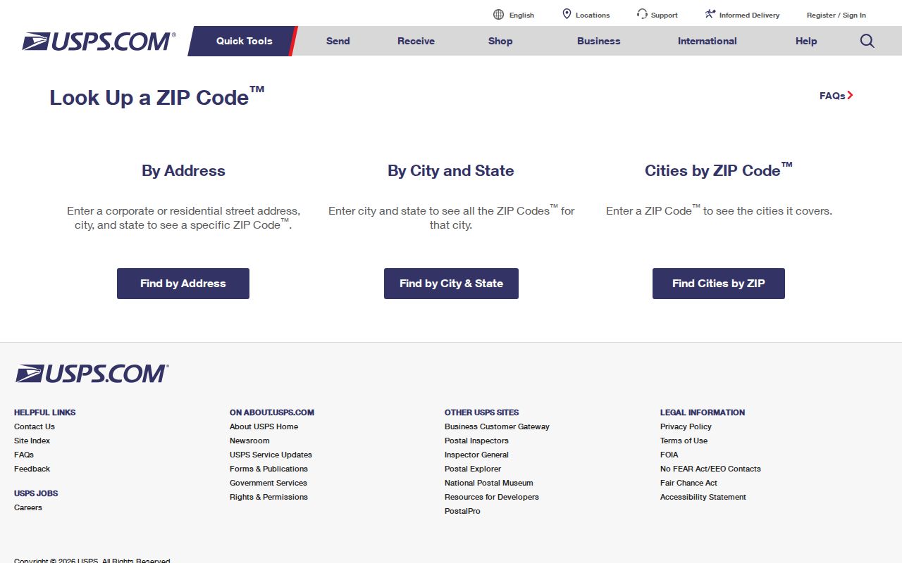 Ridley Township ZIP code directory using USPS ZIP Code Lookup